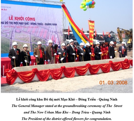 Lễ khởi công khu đô thị mới Mạo Khê - Quảng Ninh